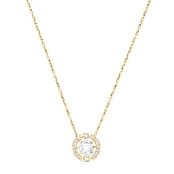 Swarovski's Sparkling Dance Heart Necklace, Women's Collarbone Chain - Image 4