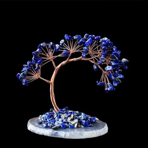 Seven-color crystal life tree ornament, crystal gravel wealth tree, tabletop decoration and creative gift - Image 7