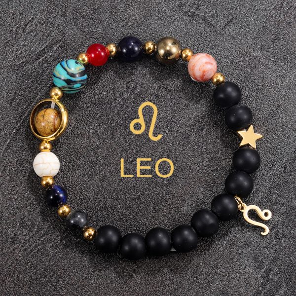 Handmade bracelets made of natural stones for the 12 constellations, suitable for both men and women, and the same style for couples - Image 8