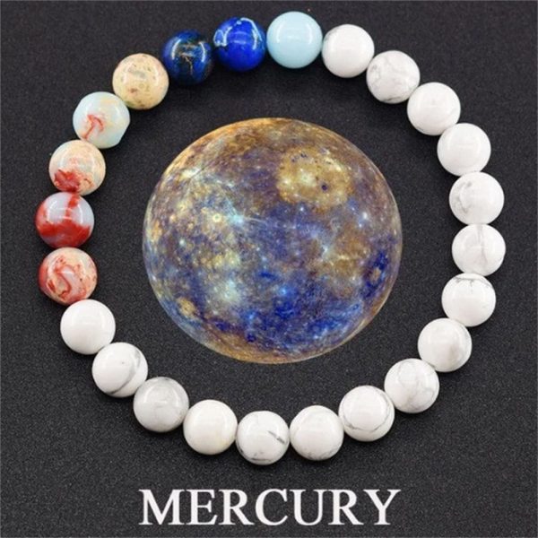 Beaded bracelets made of natural stones for the eight planets, suitable for both men and women - Image 6