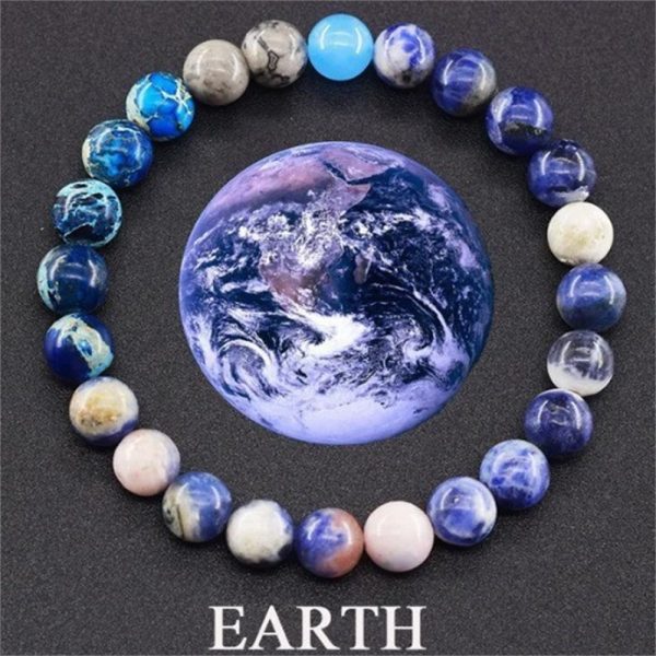 Beaded bracelets made of natural stones for the eight planets, suitable for both men and women - Image 10
