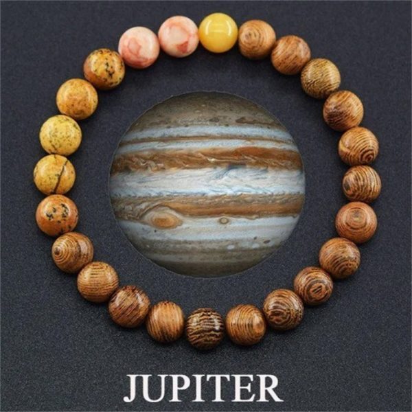 Beaded bracelets made of natural stones for the eight planets, suitable for both men and women - Image 3